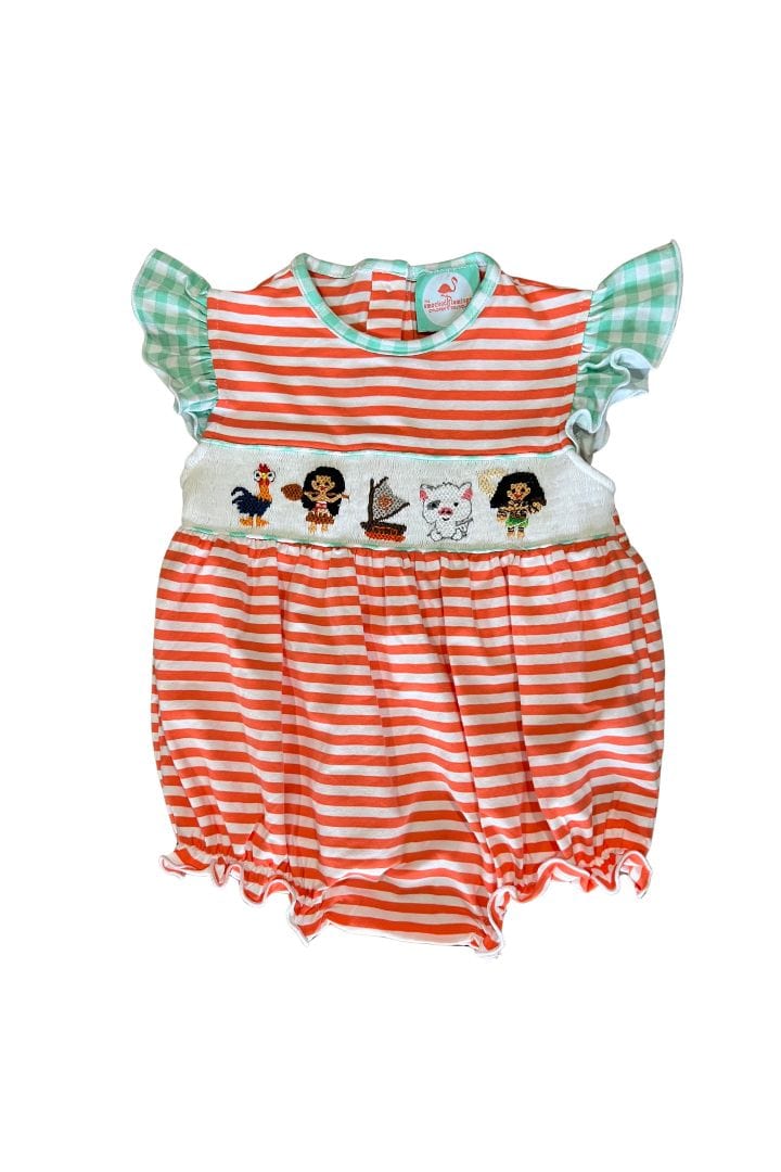 Hand Smocked Ocean Princess Bubble