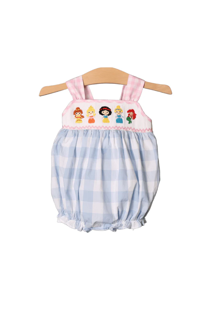 Hand Smocked Princess Bow Bubble
