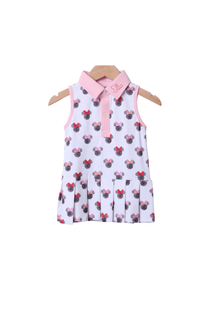Mouse Watercolor Park Tennis Dress