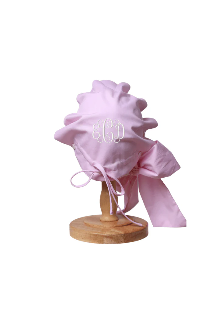 Pink Woven Bonnet - Image 3