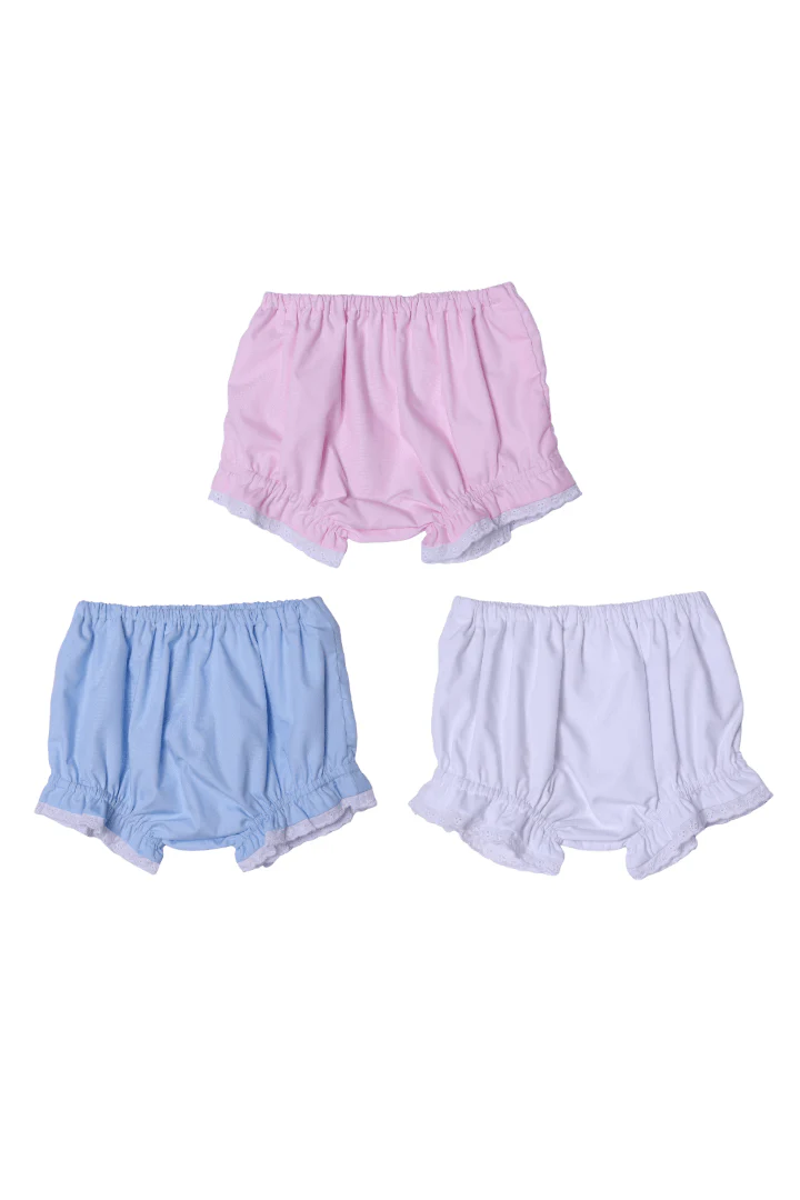 3 Pack Diaper Cover (Pink, Blue, White) - Image 2