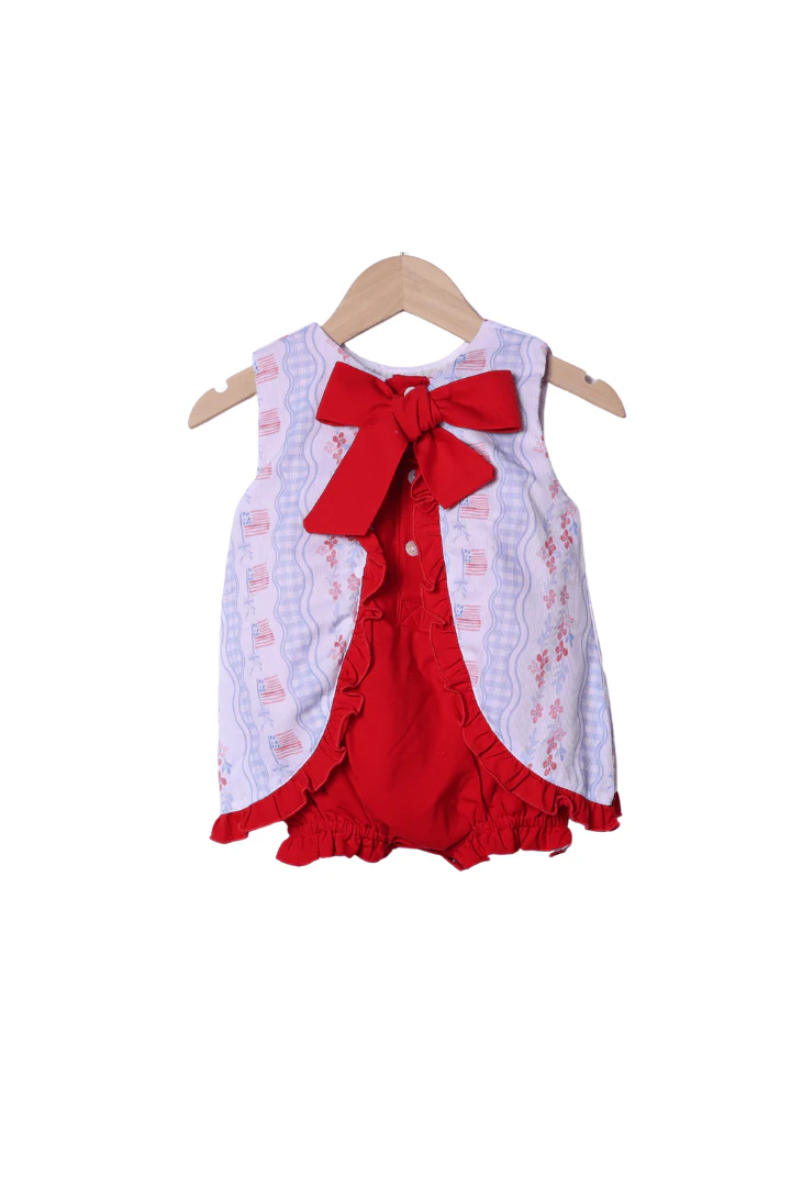 All American Girl Red and Blue Skirted Bubble - Image 2