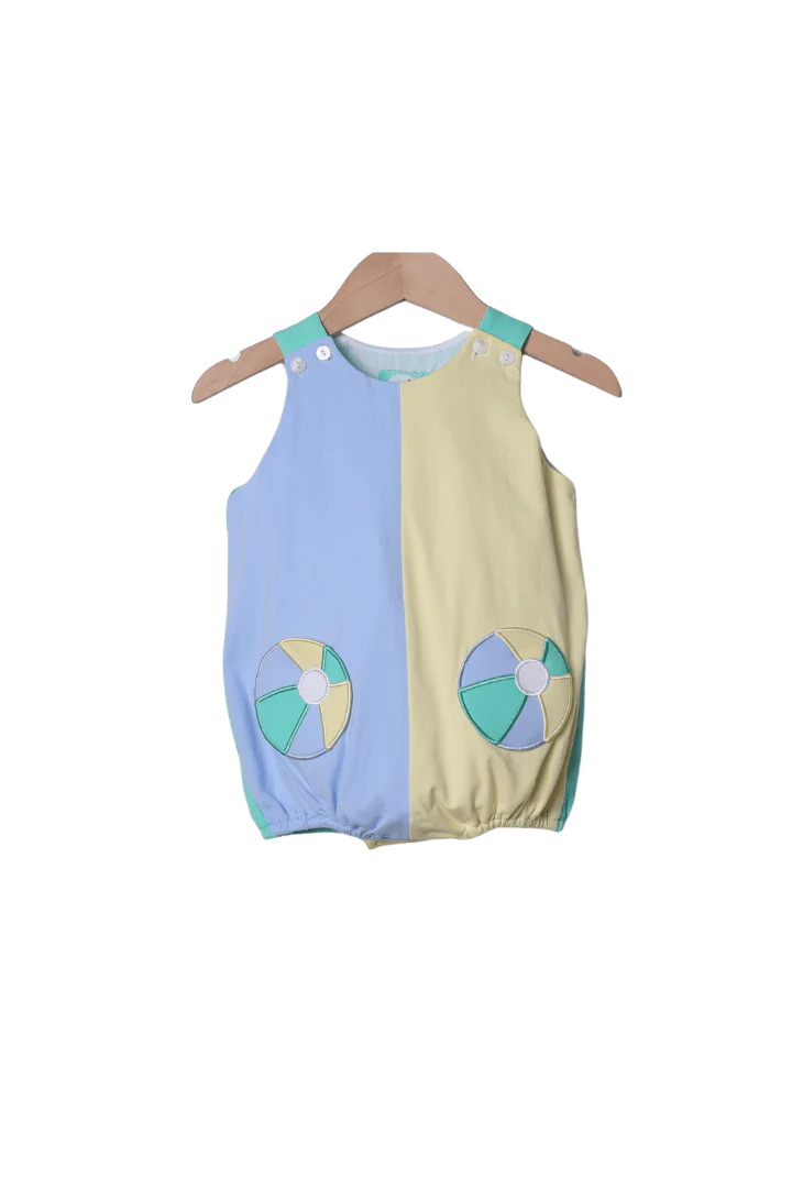 Applique Beach Ball Color Block Bubble