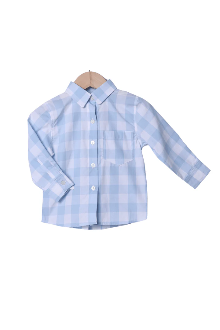Blue Buffalo Check Button Down Shirt