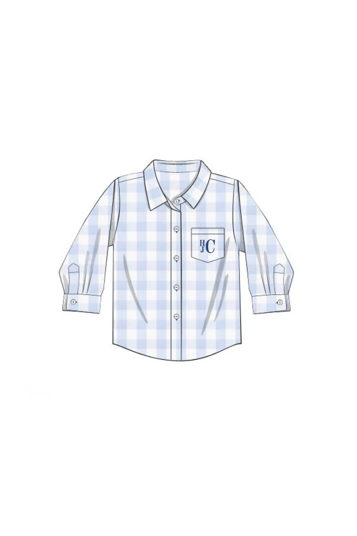 Blue Buffalo Check Button Down Shirt - Image 3