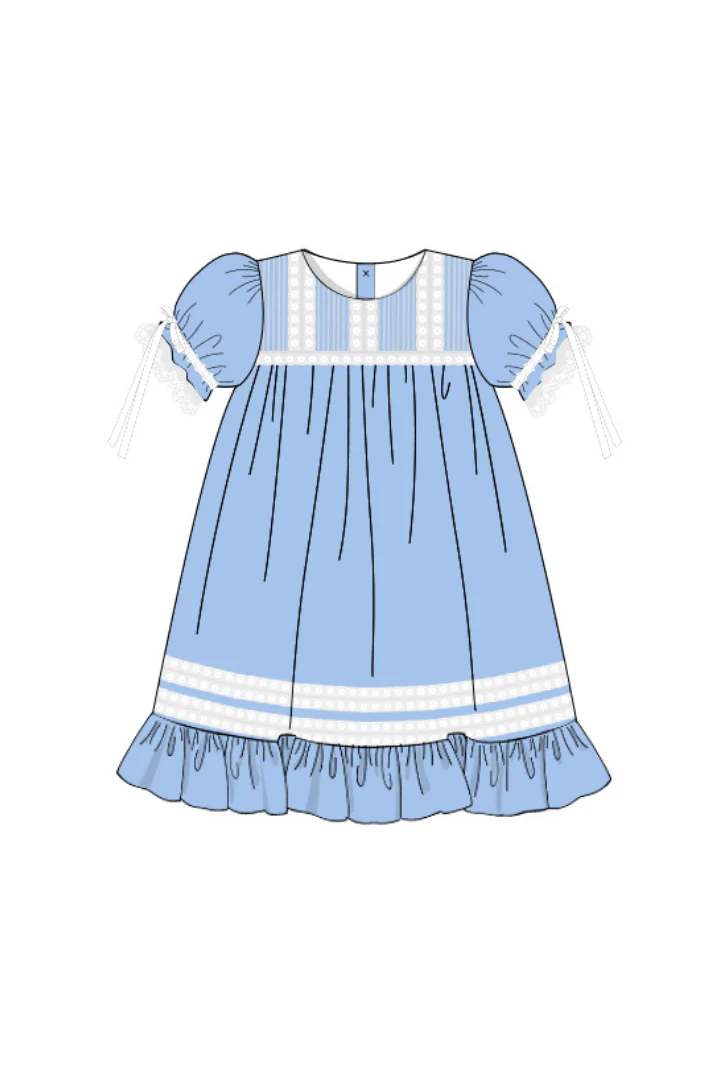 Blue Heirloom Dress - Image 2