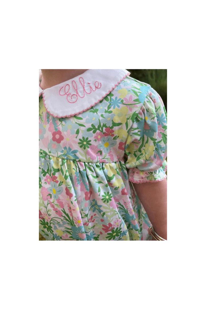 Pre-Order Custom Name Ellie Floral Knit Bubble - Image 2