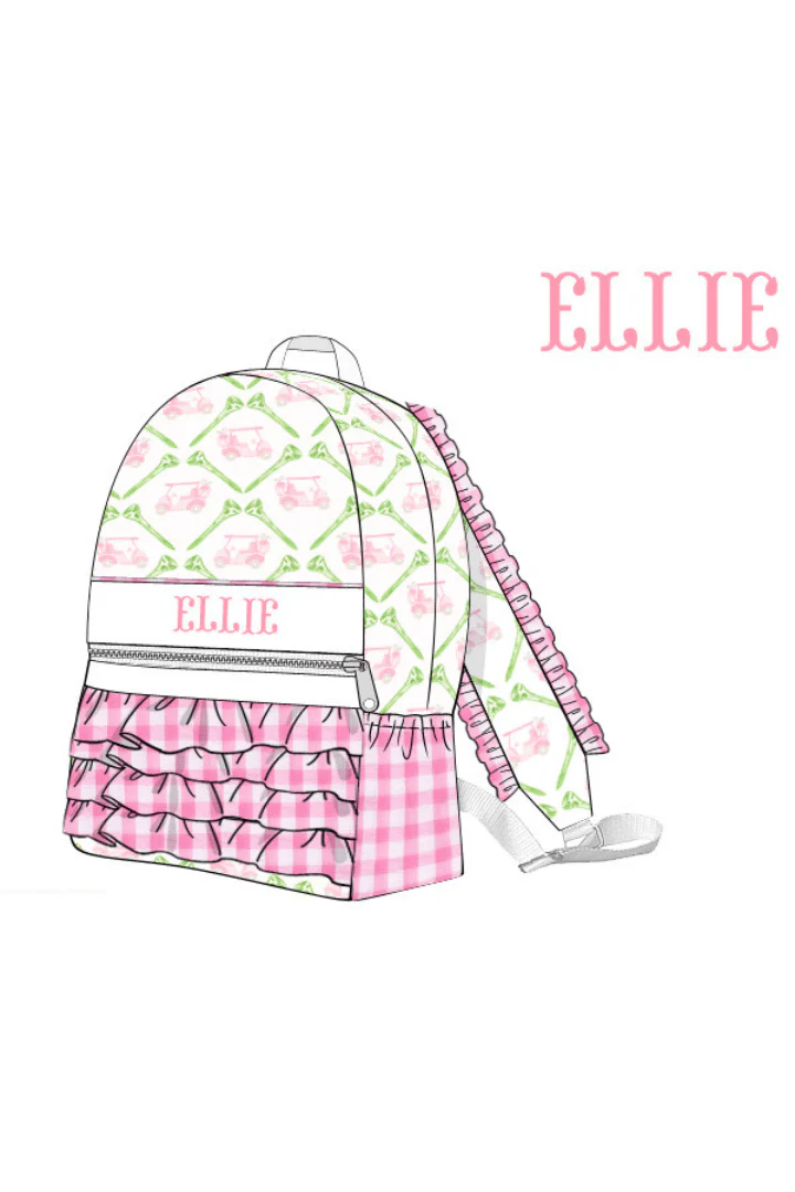 Pre-Order Custom Smock Let's Golf Pink Lunch Box Luggage - Image 3