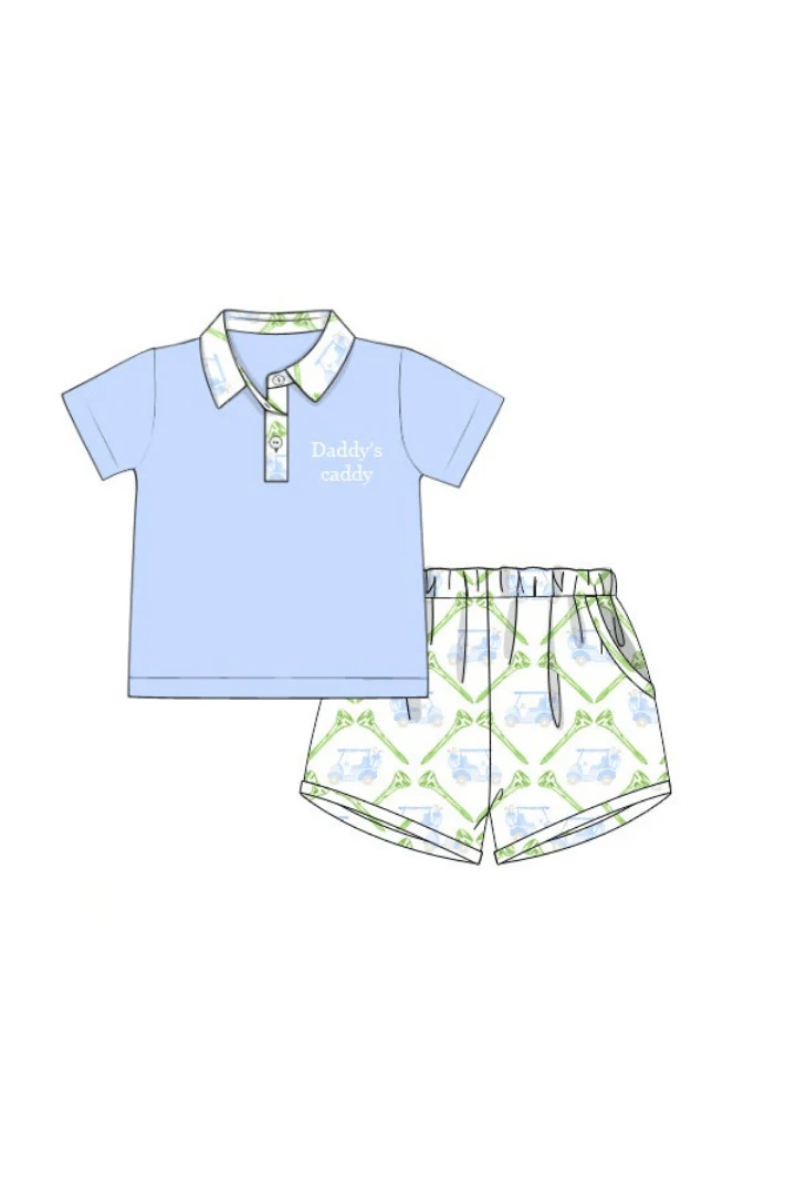 Daddy's Caddy Polo Short Set - Image 2