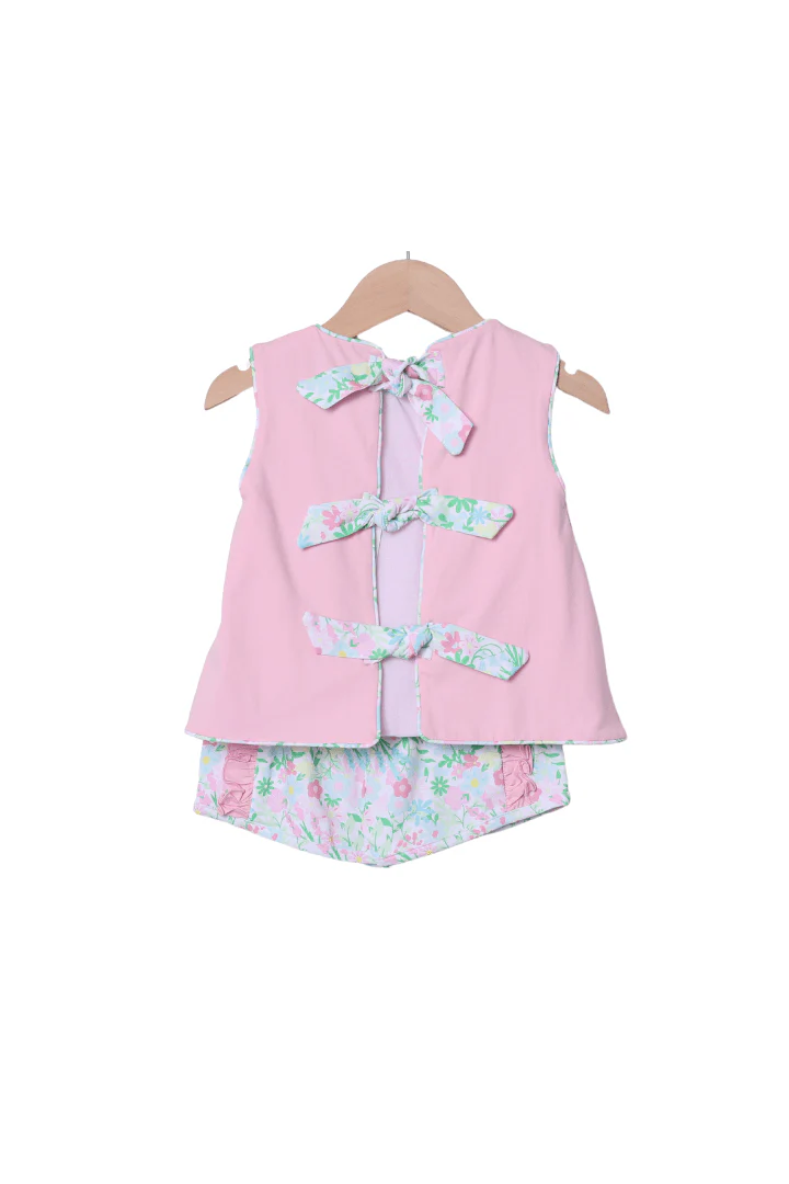 Ellie Floral Knit Short Set - Image 2