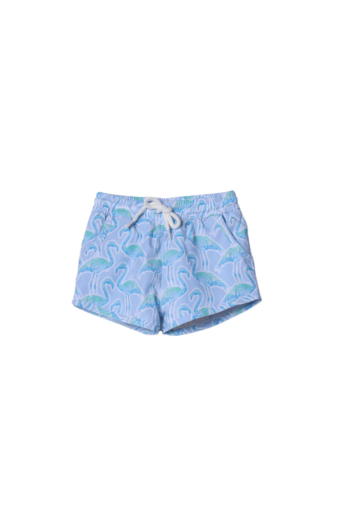 Flamingo Paradise Swim Trunks