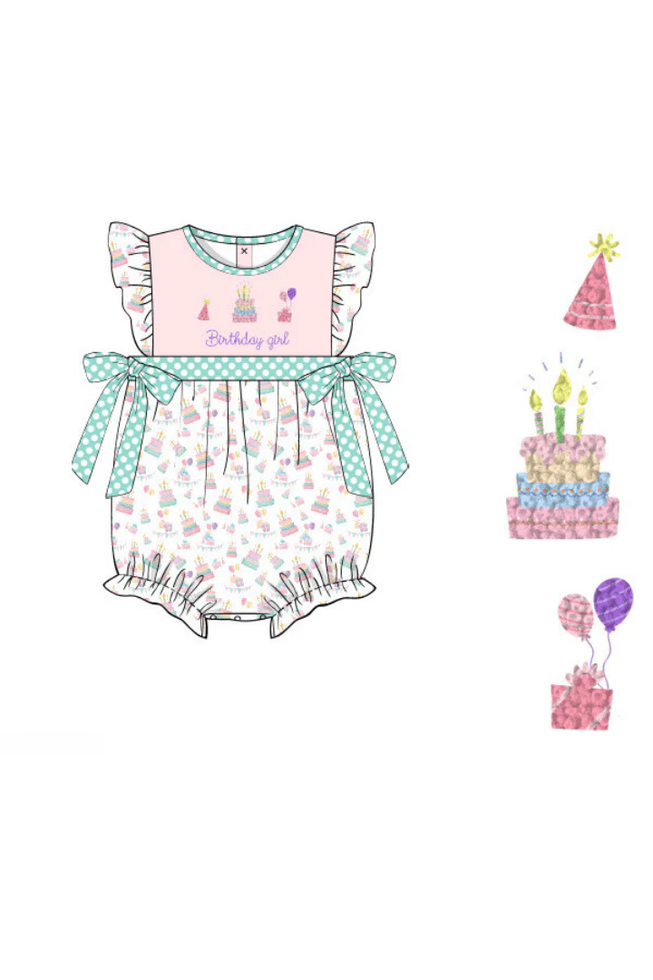 French Knot Birthday Party Bow Bubble - Image 2