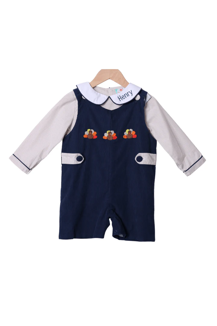 Pre-Order Navy Corduroy Turkey JonJon Set - Image 2