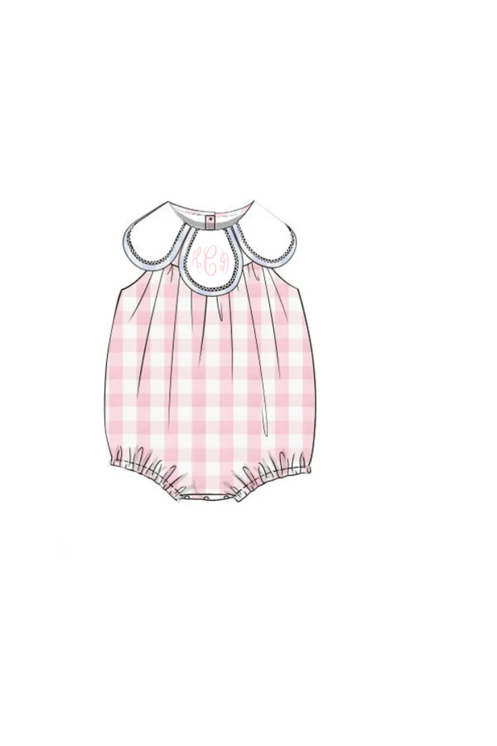 Pink Gingham Tulip Bubble - Image 3
