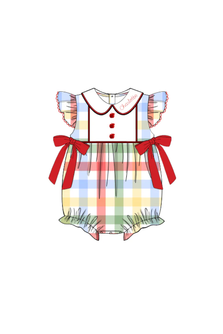 School Day Plaid Bubble - Image 2