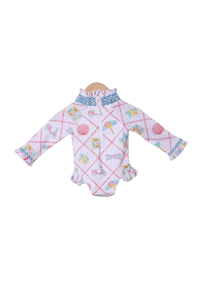 Seaside Charm Smocked Swimsuit - Image 2