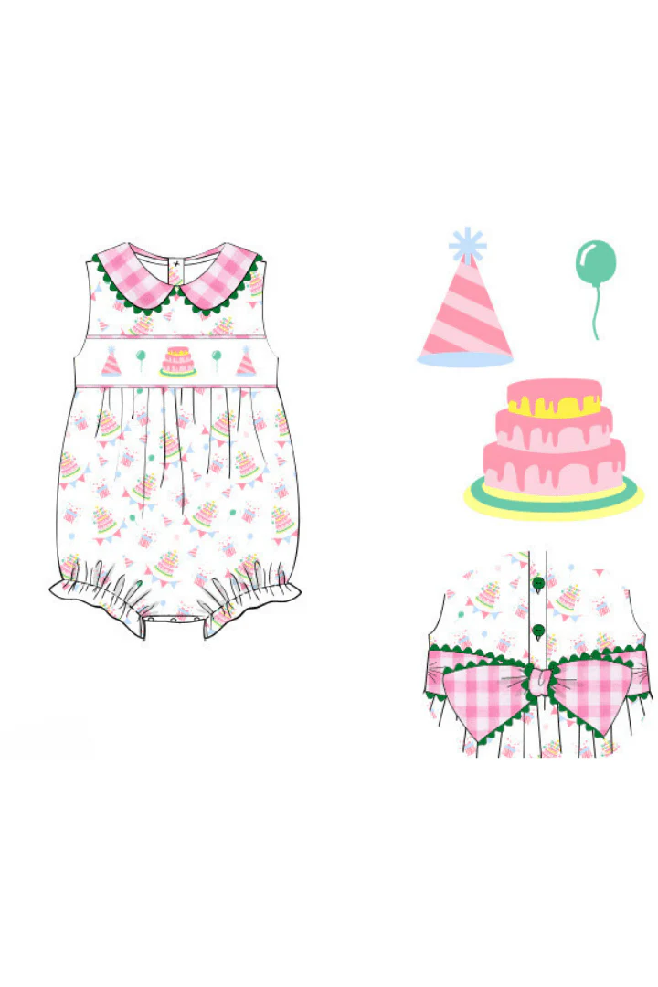 Smocked Birthday Party Bubble - Image 3