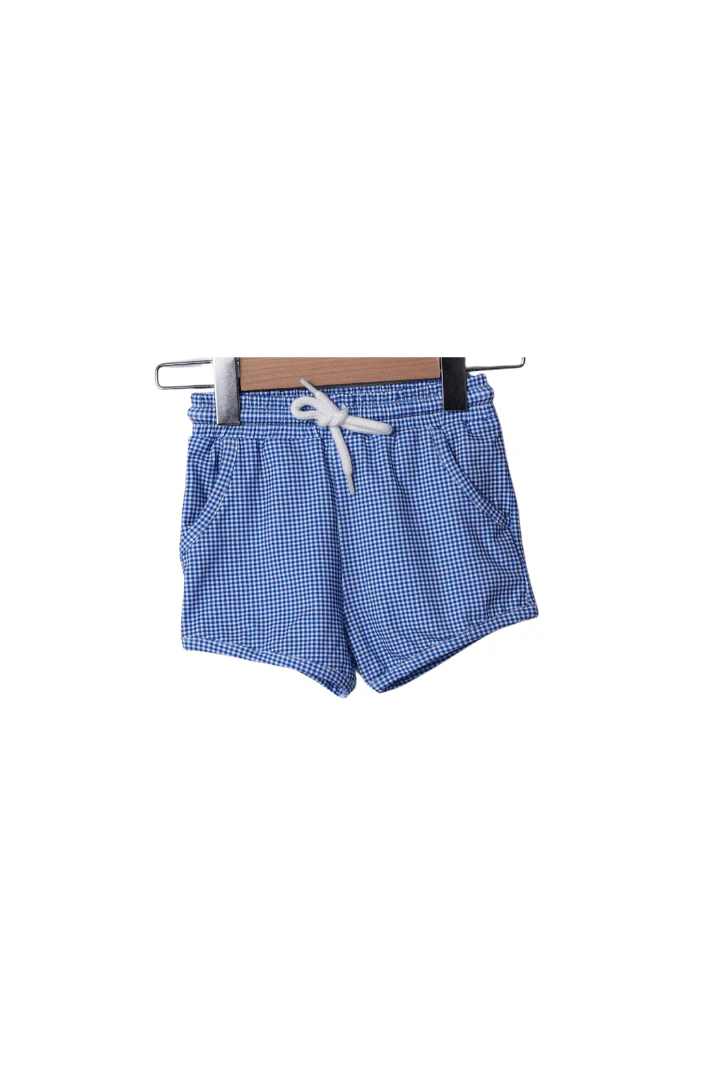 Smocked Blue Wildcat Short Set - Image 2