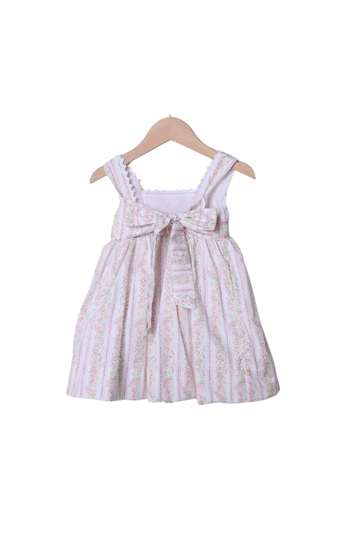 Smocked/Hand Embroidered Flower Festival Mouse Dress - Image 2