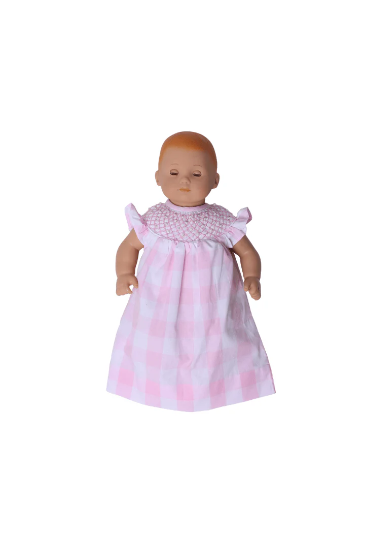 Smocked Heirloom and Pearl Pink Buffalo-Doll Match - Image 2
