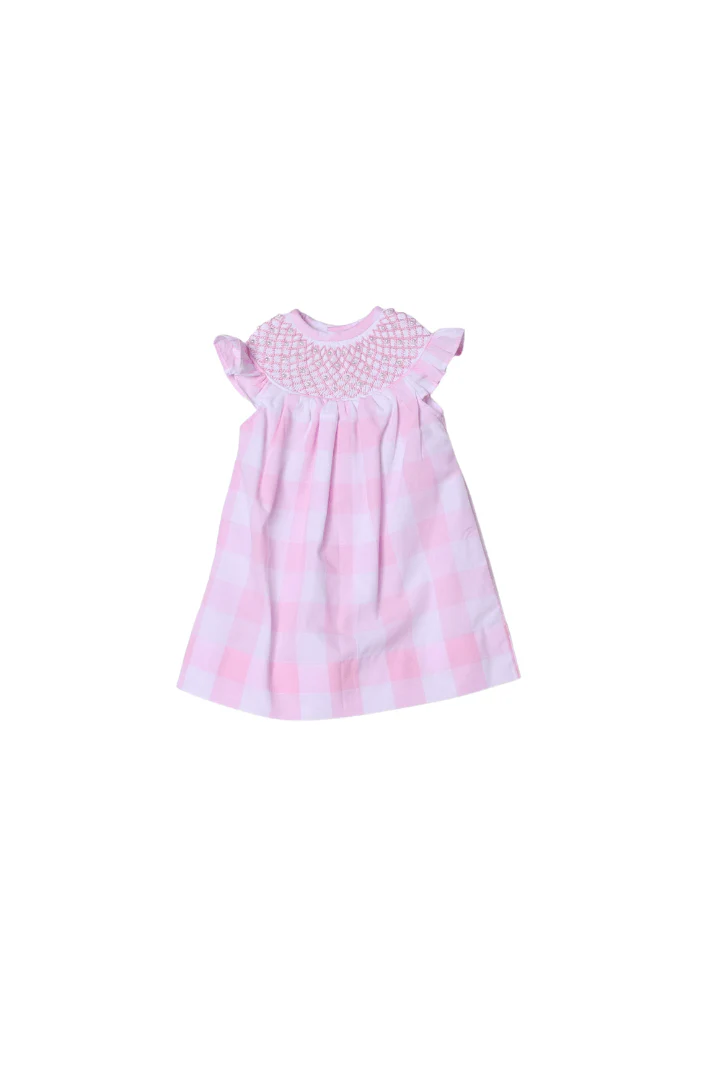 Smocked Heirloom and Pearl Pink Buffalo-Doll Match - Image 3