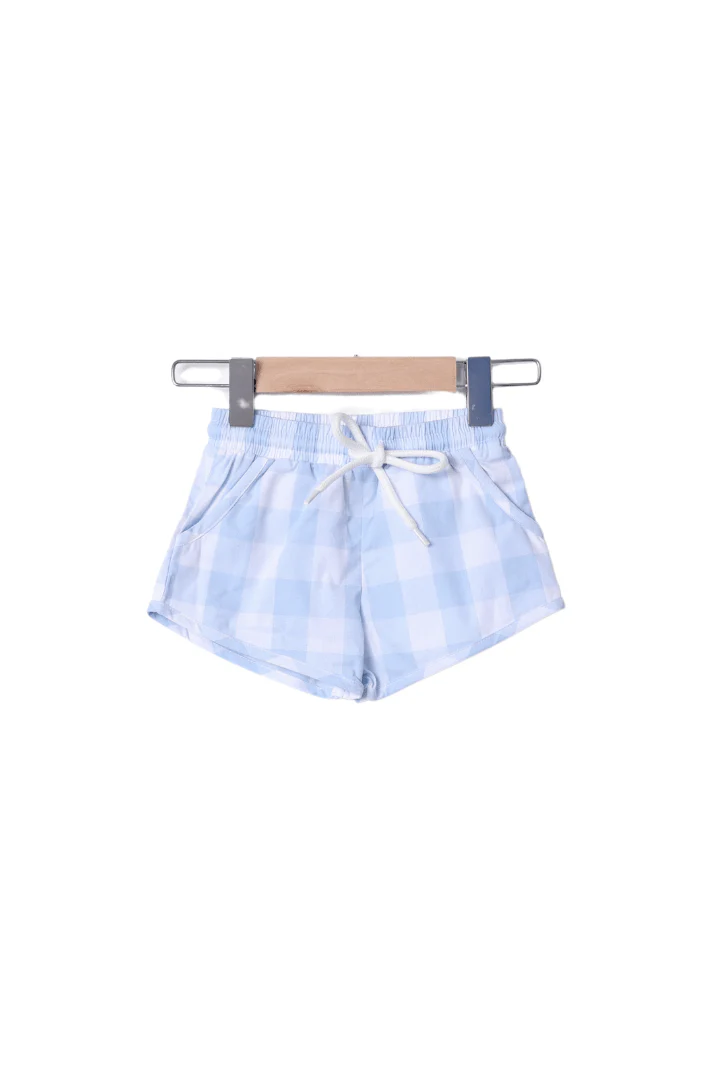 Smocked I Love Mama Blue Buffalo Short Set - Image 2