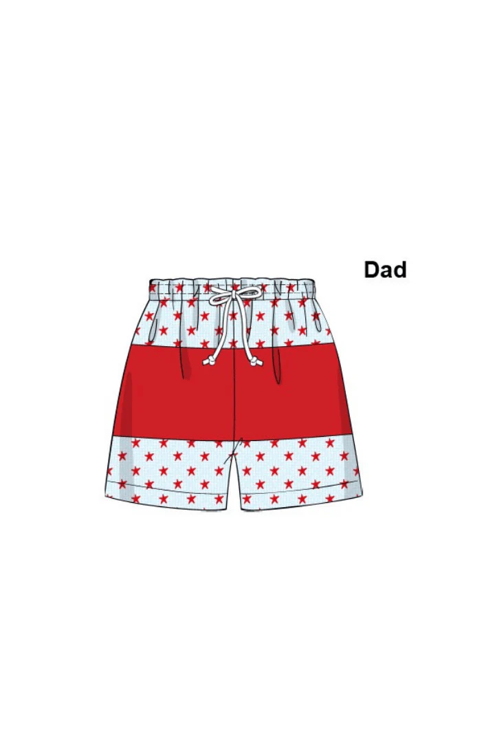 Star Spangled Men's Swim Trunks - Image 2