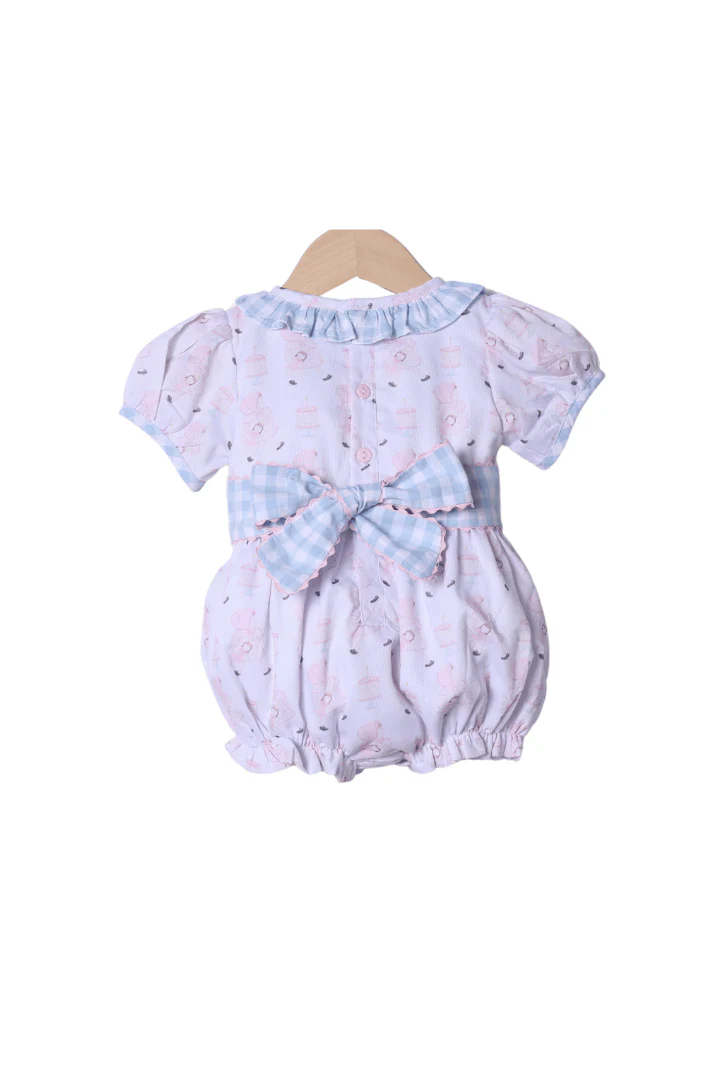Sweet Birthday Girl Gingham Bubble - Image 2