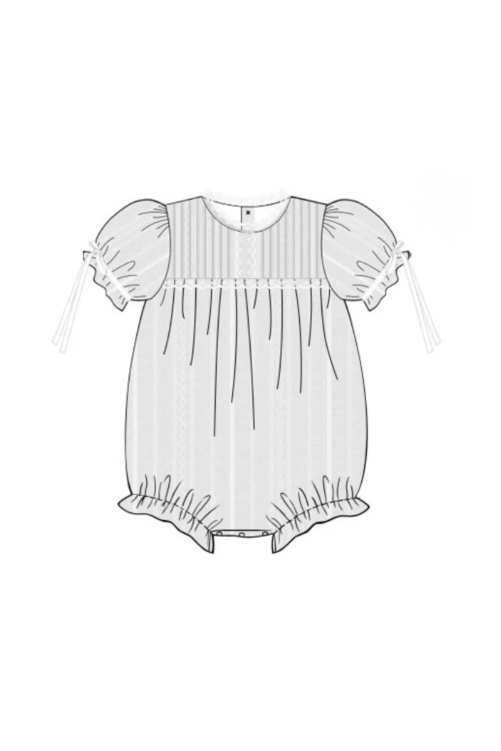 White Linen Heirloom Bubble - Image 2
