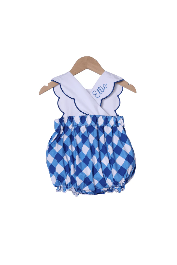 Shadow Embroidered Blue and White Cheer Bubble - Image 2