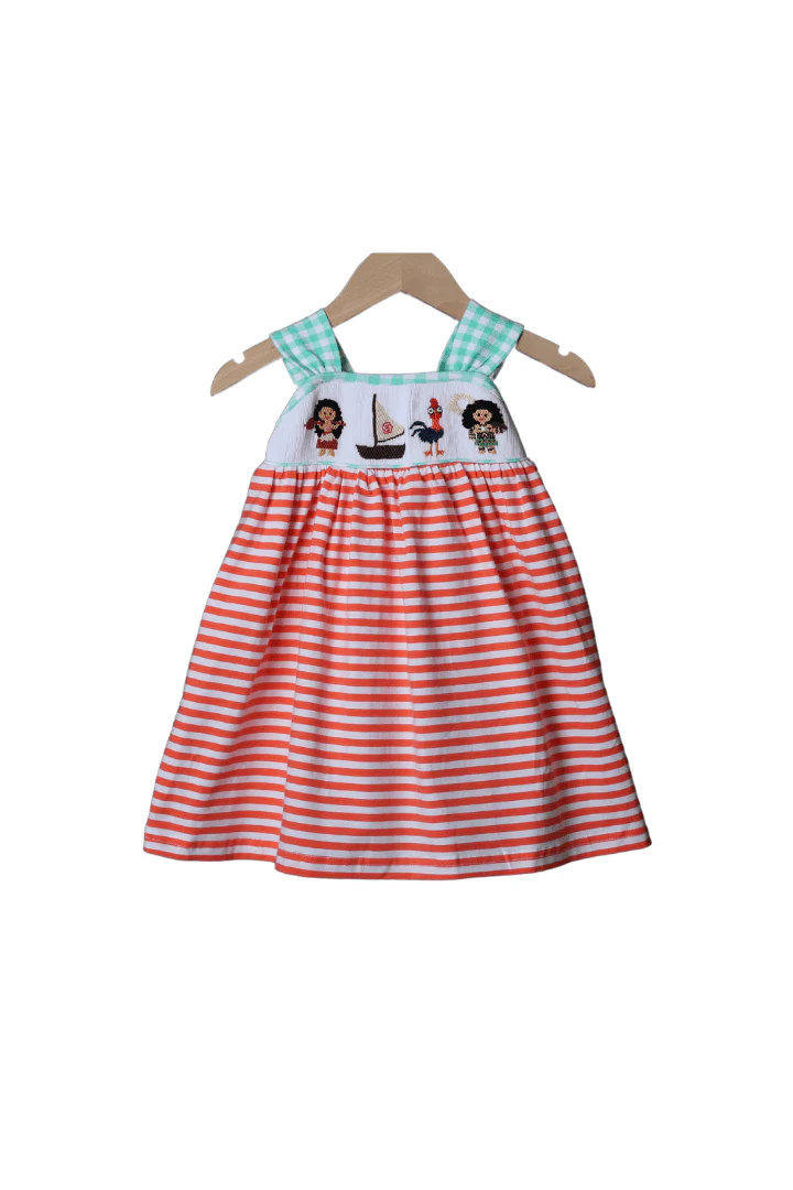 Smocked Ocean Princess Sundress