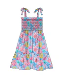 Summer Coral Knit Dress - Image 2