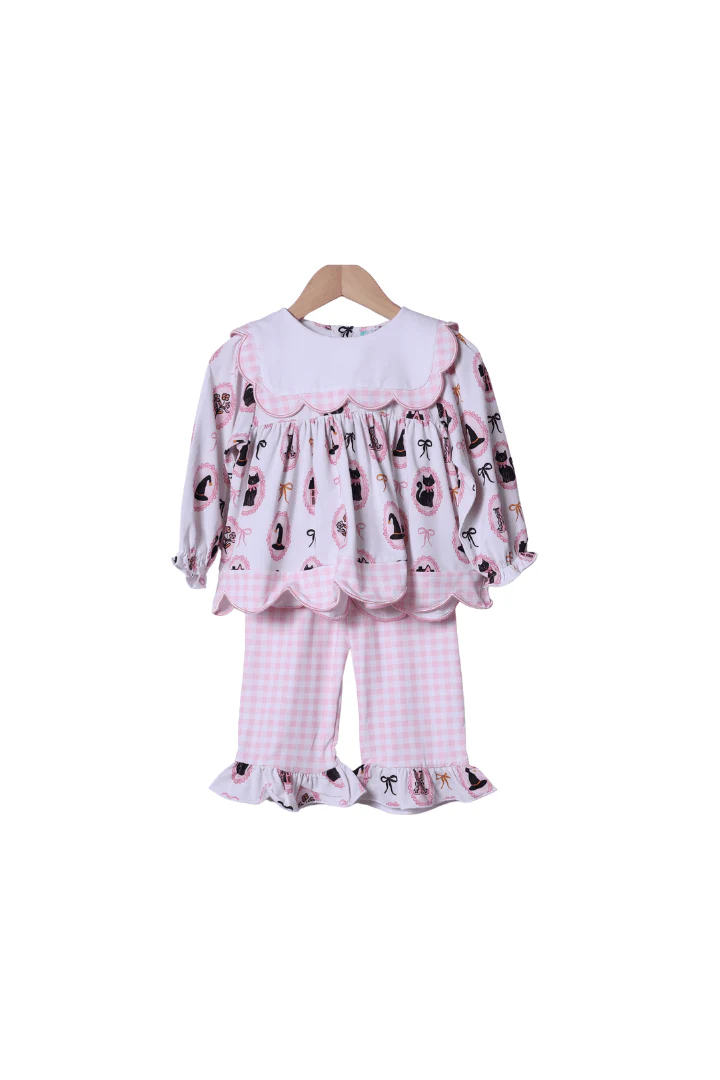 Sweet and Spooky Ruffle Pant Set - Image 2
